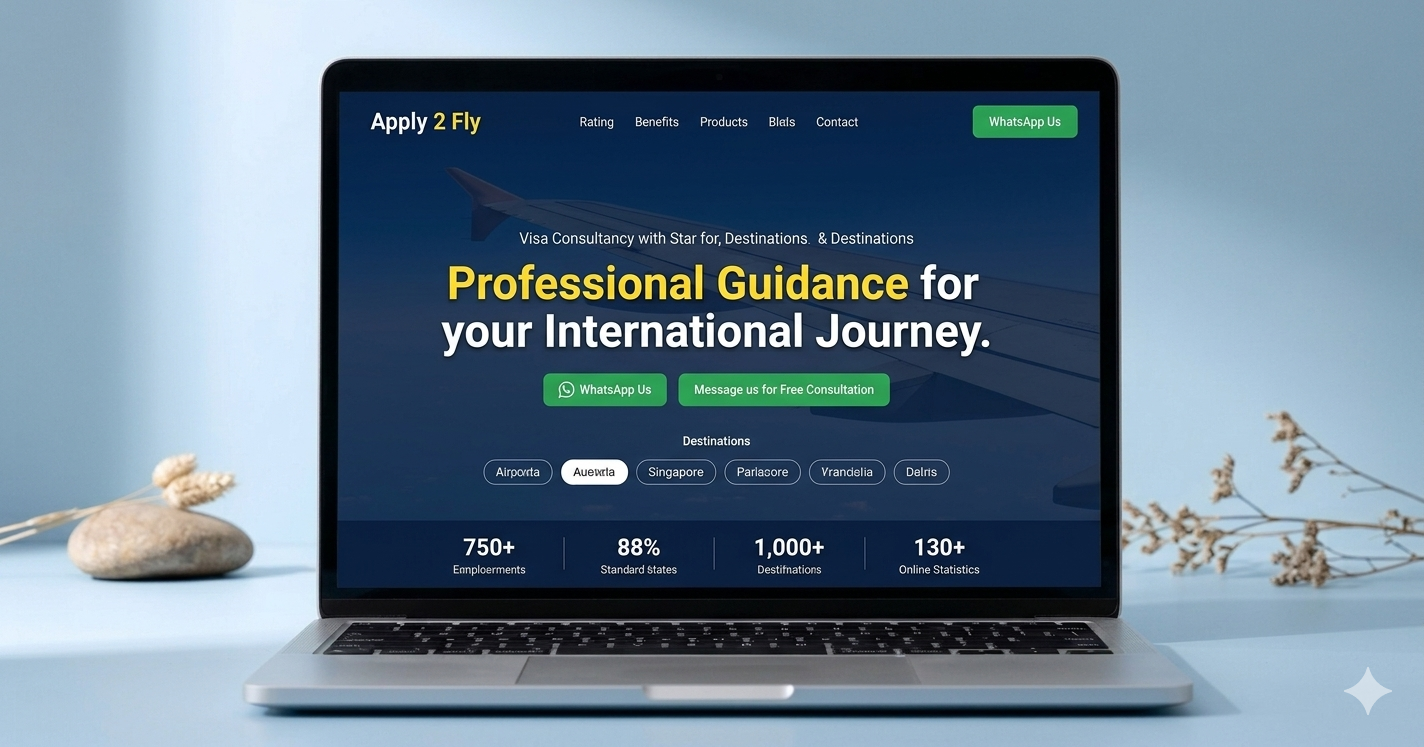 Apply2Fly Laptop Mockup